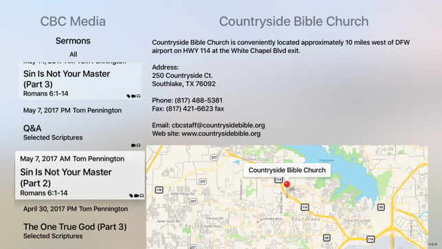 Countryside Bible Church TV(圖3)-速報App