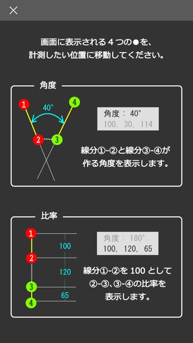 角度と比率計 screenshot1