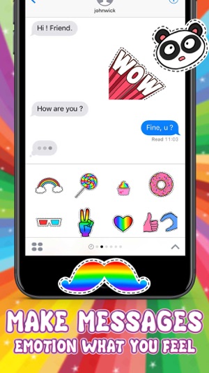 Everything is Rainbow Stickers for iMessage(圖2)-速報App