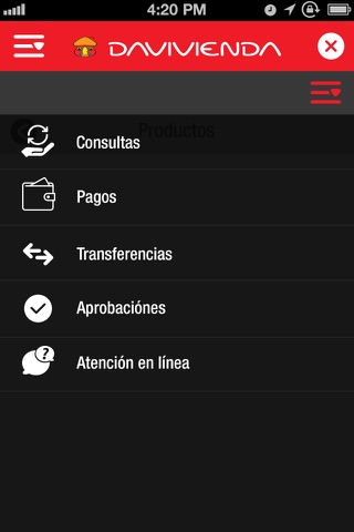 Empresas Davivienda Móvil screenshot 2