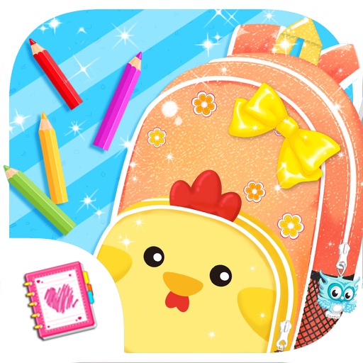 Schoolbag Design - color and dressup games icon