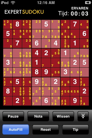 Expert Sudoku screenshot 2