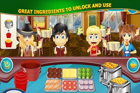 Fast Food Chef - Burger  Cooking & Restaurant Shop screenshot 4