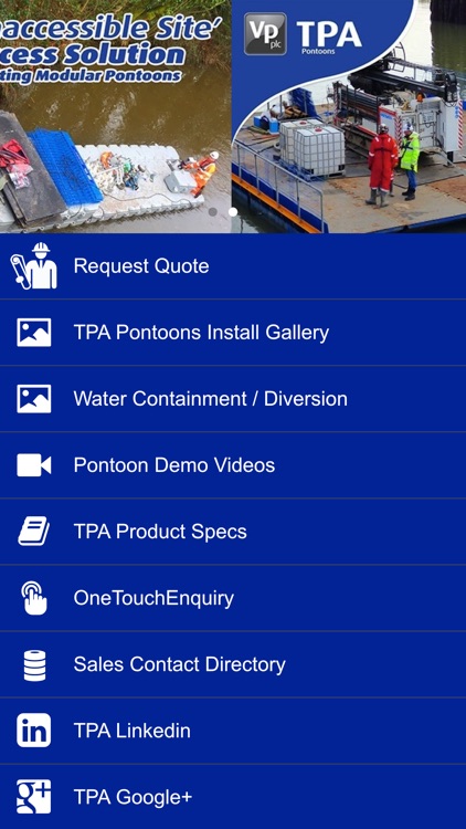 TPA Pontoons by TPA Rapid Rail Access