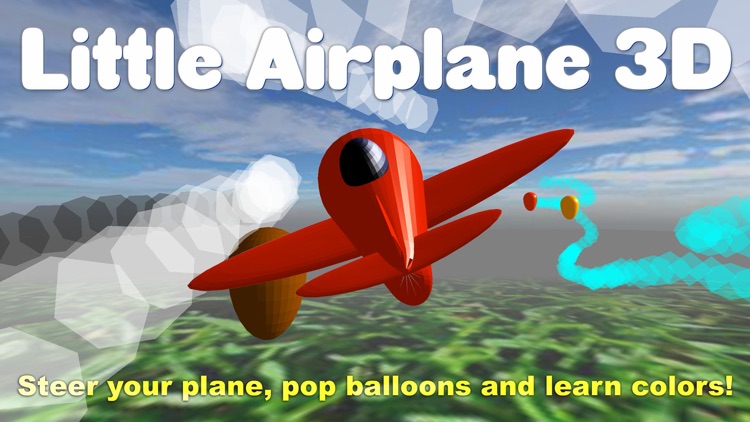 Little Airplane 3D for kids: learn numbers, colors