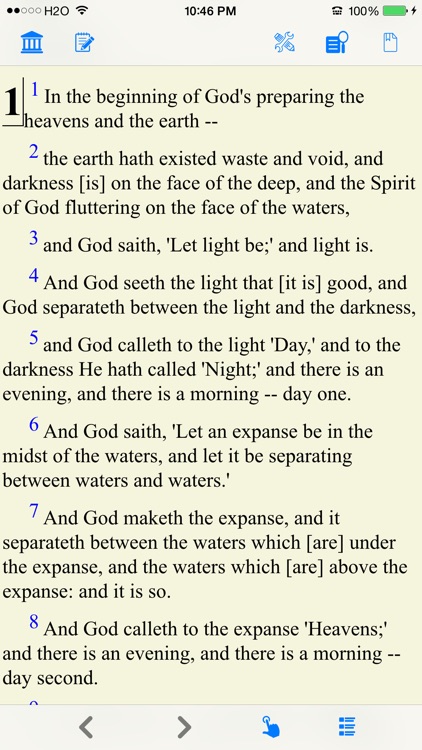 Bible YLT version (Young's Literal Translation)