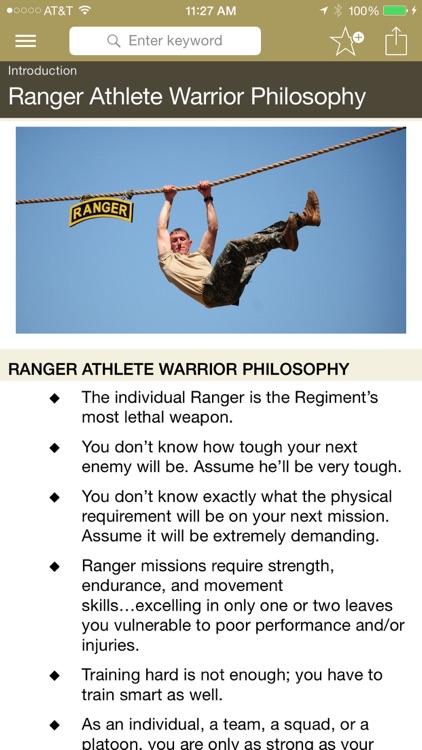 Army Ranger Fitness