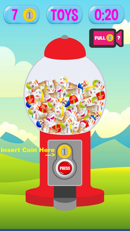 Surprise Eggs Gumball Machine