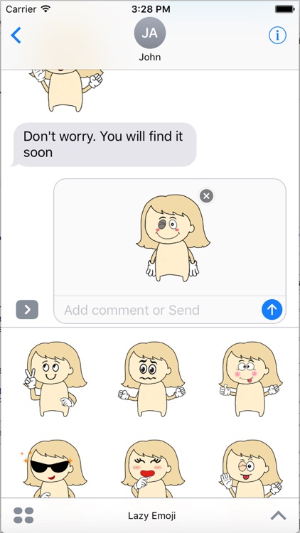 Lazy Emoji Pro with Sticker Pack for iMessage