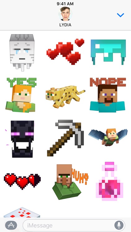  Minecraft Food & Fire Sticker Pack : Toys & Games