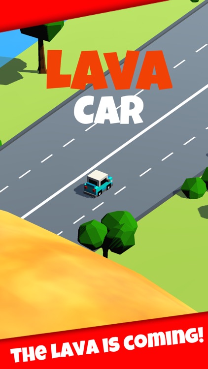 The Floor is Lava - Endless Pixel Car Challenge