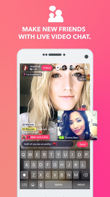 PocketLIVE - fun live video chat rooms screenshot-0
