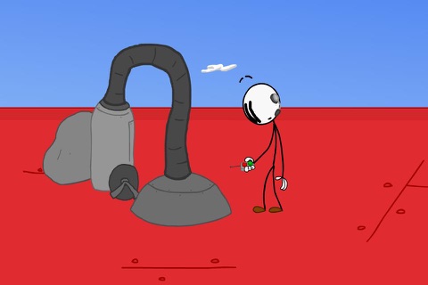 Stick Man - Infiltrating the Airship screenshot 3