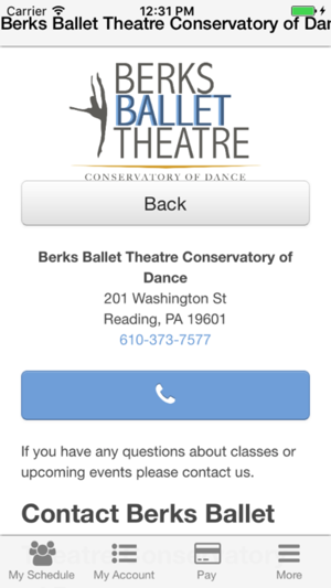 Berks Ballet Theatre Conservatory of Dance(圖3)-速報App