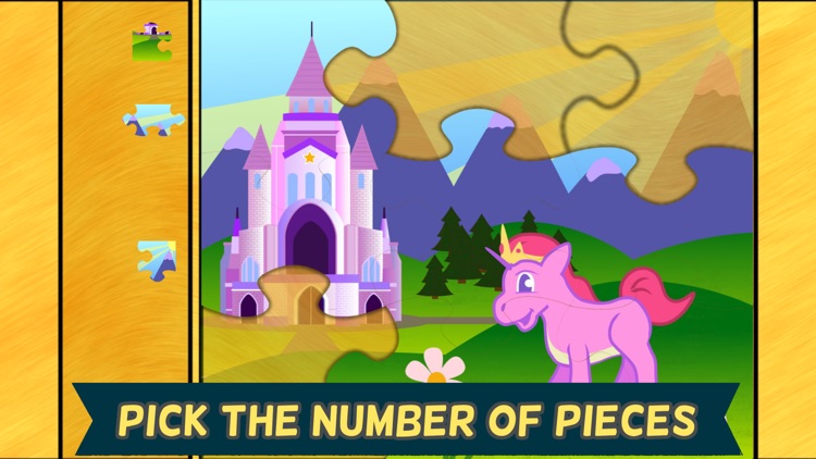 Pony Games for Girls: Little Horse Jigsaw Puzzles screenshot-1