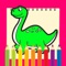 Dinosaur Coloring Pages is Easy Drawings Kid