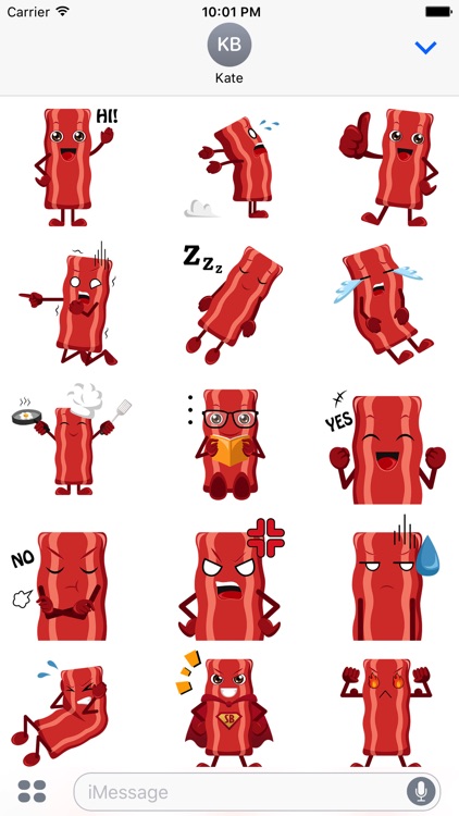 Animated SIZZLINg BACOn Stickers