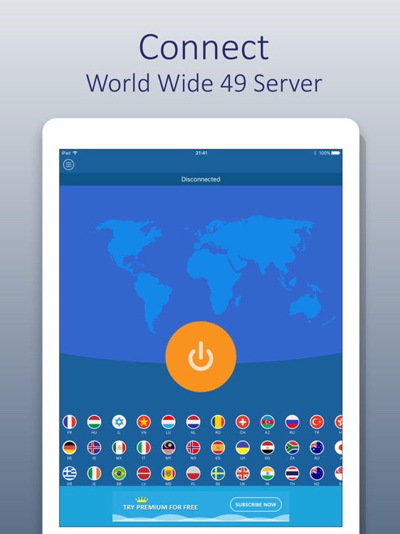 VPN For iPad - Unlimited VPN & Proxy Server