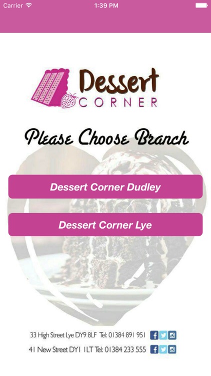 Dessert Corner