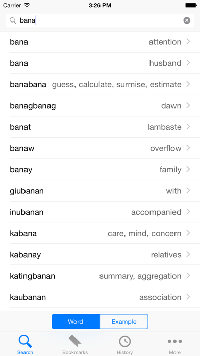 Screenshot #1 pour Cebuano English/Japanese Dictionary