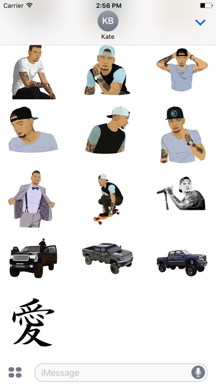 Kane Brown Sticker and Emoji Pack