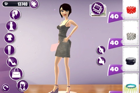 3D Model Dress Up Girl Game: Make.over Mania screenshot 2