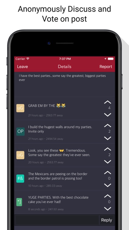 pseudo - Anonymous Social Experience Chat Local