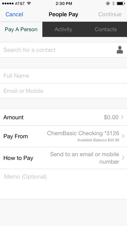 Chem Bank Mobile screenshot-3