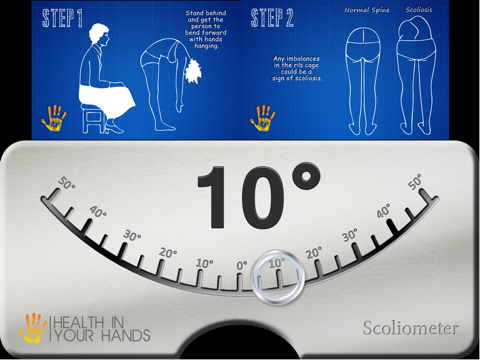 Scoliometer iPad screenshot 2