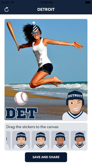 Detroit Baseball Stickers & Emojis(圖1)-速報App