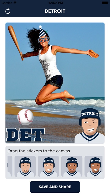 Detroit Baseball Stickers & Emojis screenshot-0