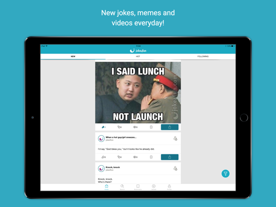 Joke4Fun App: Funny Jokes, Memes, Pics & Videos :)のおすすめ画像1