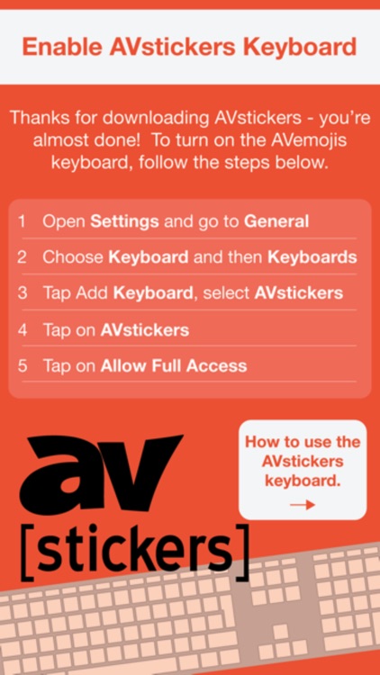 AV-stickers