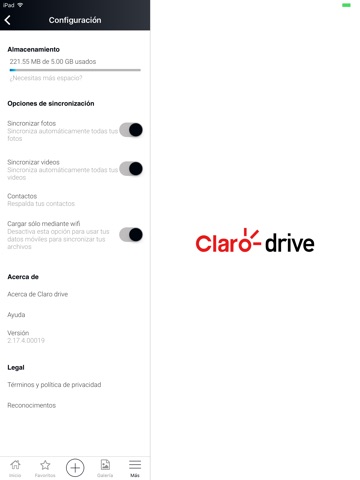 Claro drive screenshot 4
