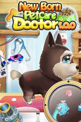 Newborn Pet Care Doctor Game screenshot 2