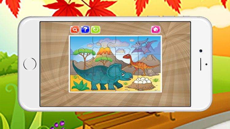 Kids Jigsaw Puzzles Games for World of Dinosaurs