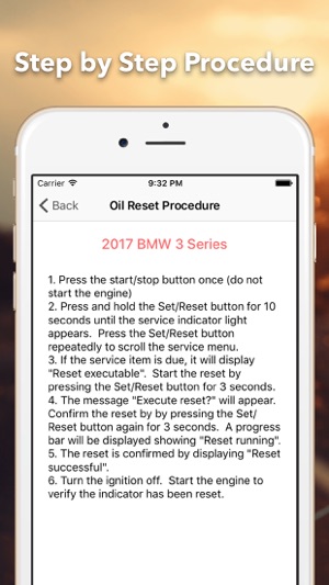 Oil Reset For BMW(圖5)-速報App