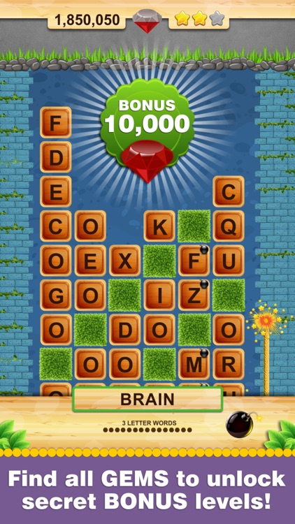 Word Wow - Spell words to get worm to the bottom!