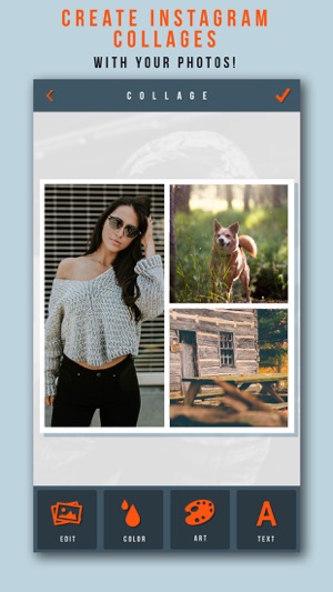 Photo Collage+ Create Picture Grids for Instagram(圖1)-速報App