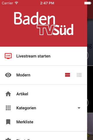 Baden TV Süd screenshot 3