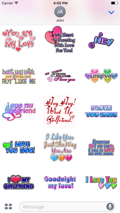 Animated Girlfriend Boyfriend Love GIF Stickers App 