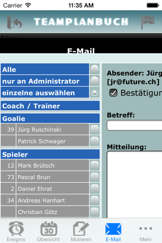 Teamplanbuch_lite screenshot 4