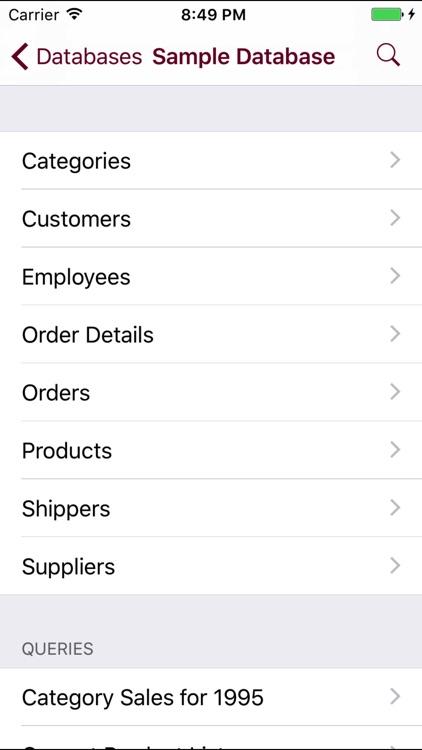 Access Mobile Database Client screenshot-0