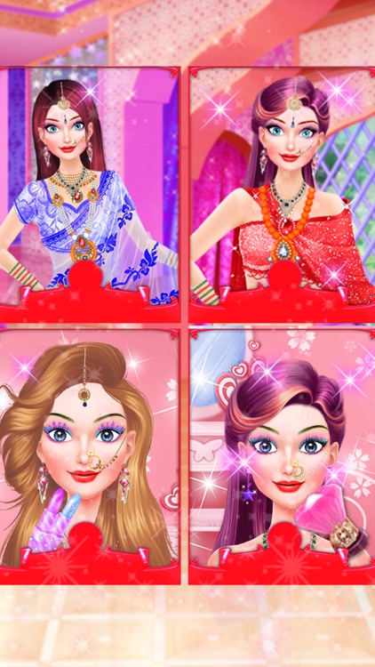 Indian Doll Fashion Salon : Dressup Game screenshot-4