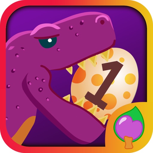Fun dinosaur egg math game for children Icon