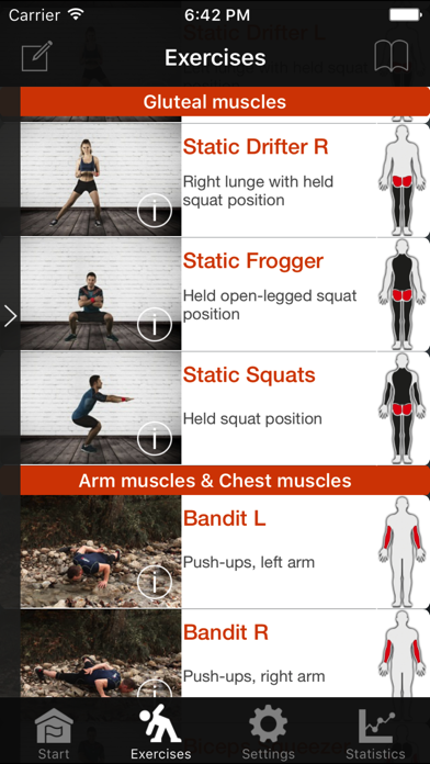 Calistix X-Fit Trainer screenshot 3