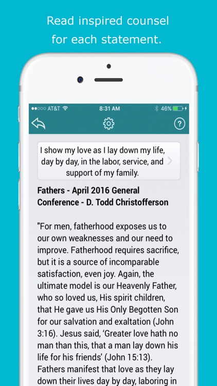 LDS Fathers Self Evaluation Tool - Lite