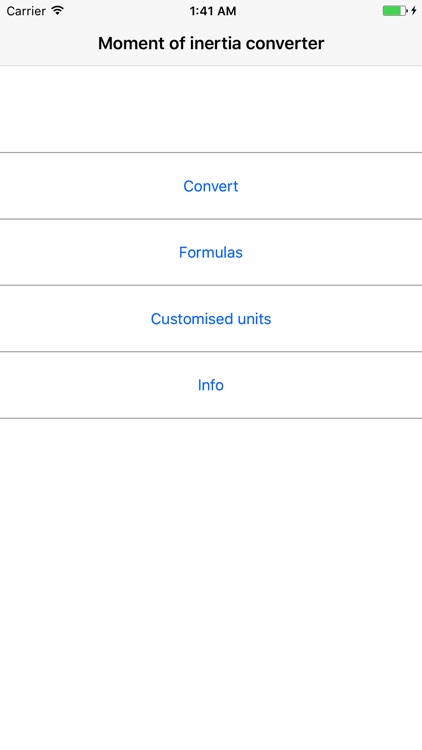 Moment of inertia converter