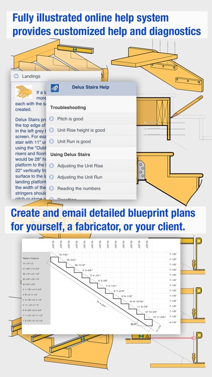 Delux Stairs - Stair Construction Calculator screenshot-3