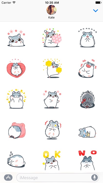 Lovely Hamster Friends - Animated GIF Stickers
